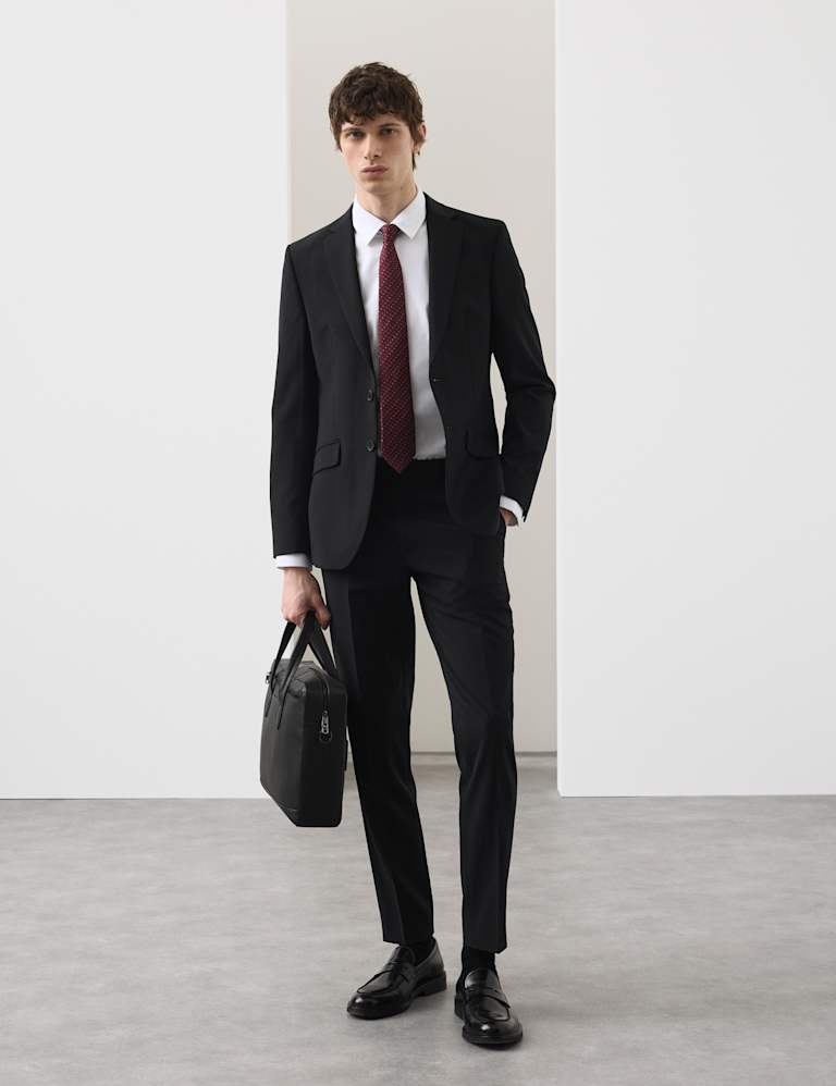 3 Piece Slim Fit Performance Stretch Suit 5 of 9