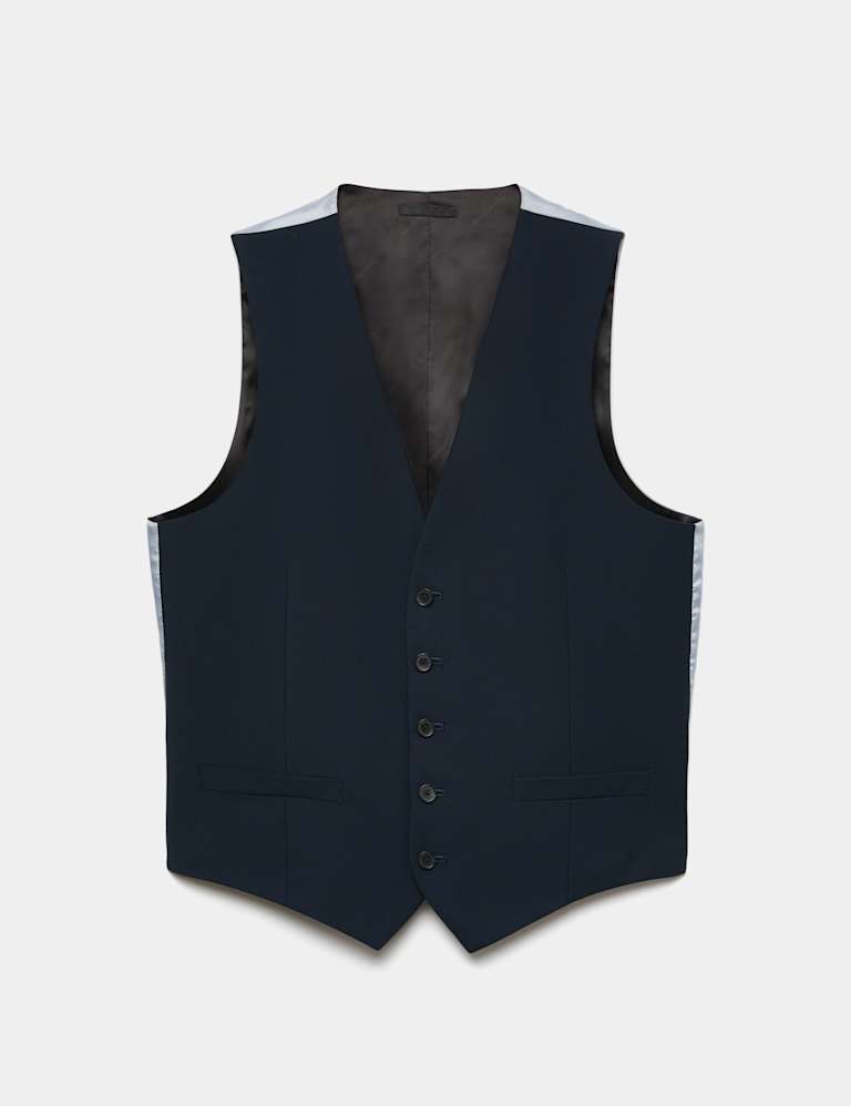 3 Piece Slim Fit Wool Blend Stretch Suit 4 of 9