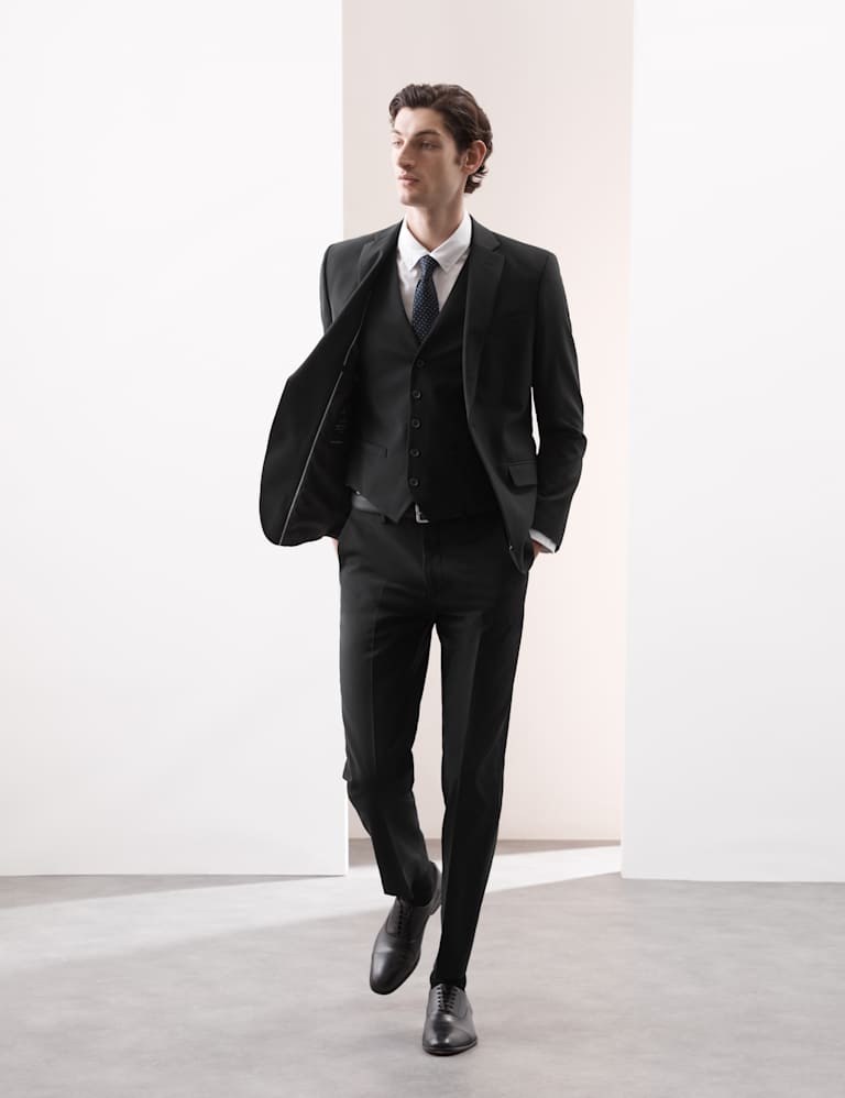 3 Piece Tailored Fit Performance Suit 7 of 9
