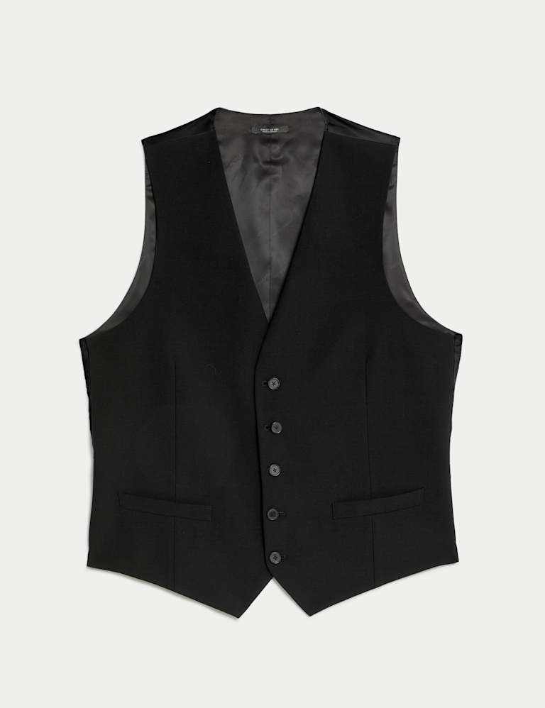 3 Piece Slim Fit Wool Blend Stretch Suit 4 of 9