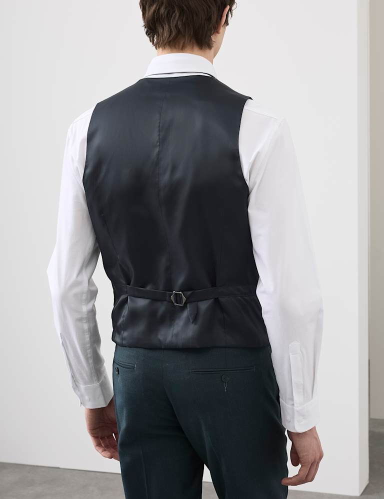 3 Piece Tailored Fit Wool Rich Suit 5 of 8