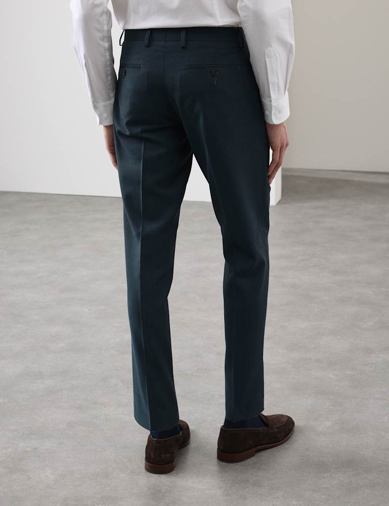 3 Piece Tailored Fit Wool Rich Suit 7 of 8