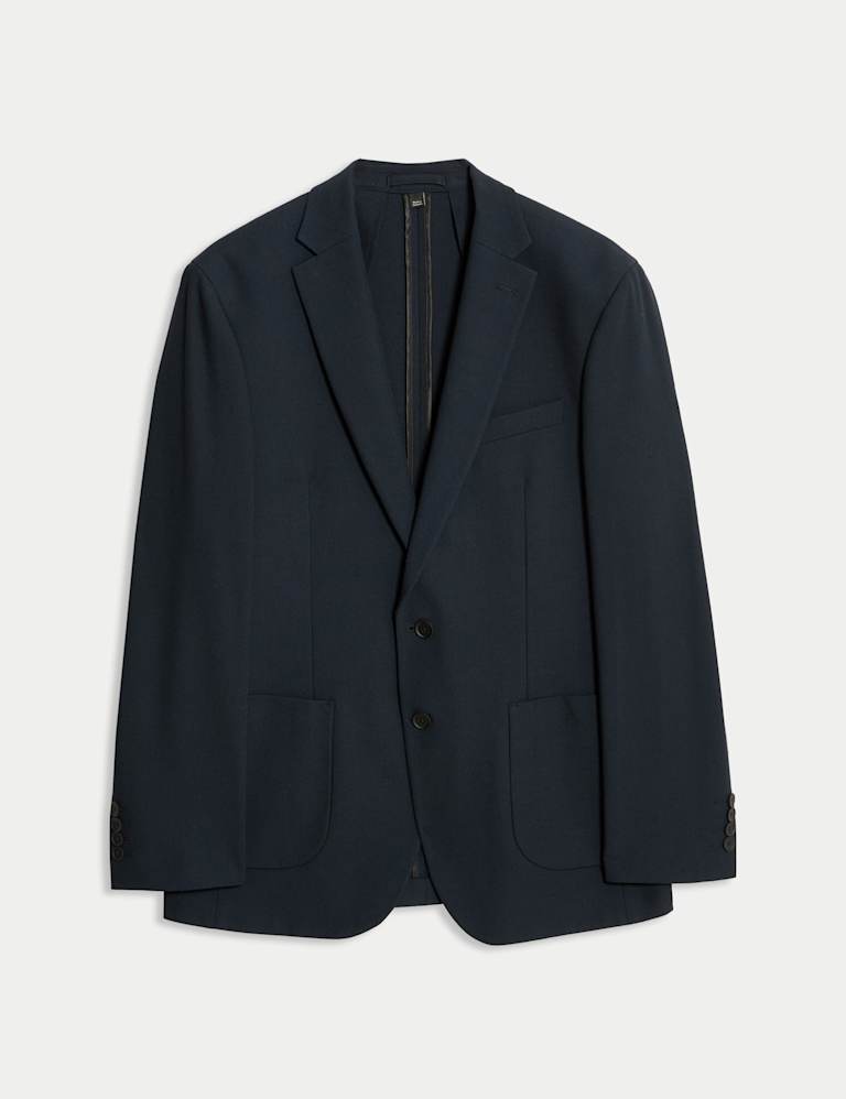 2 Piece Tailored Fit Wool Blend Performance Suit 2 of 6