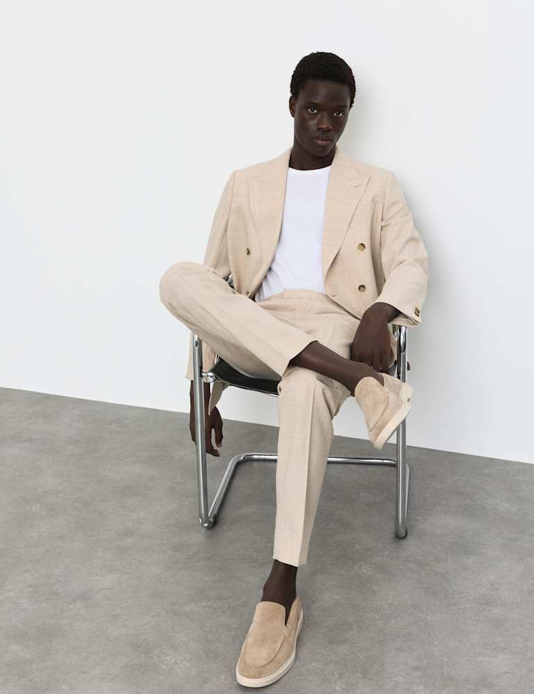 2 Piece Tailored Fit Merino Wool Rich Suit 6 of 6