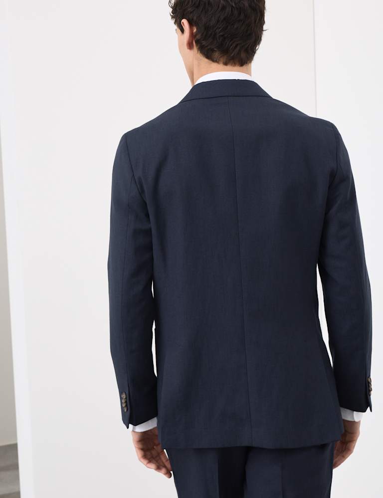 2 Piece Tailored Fit Wool Blend Textured Suit 6 of 6