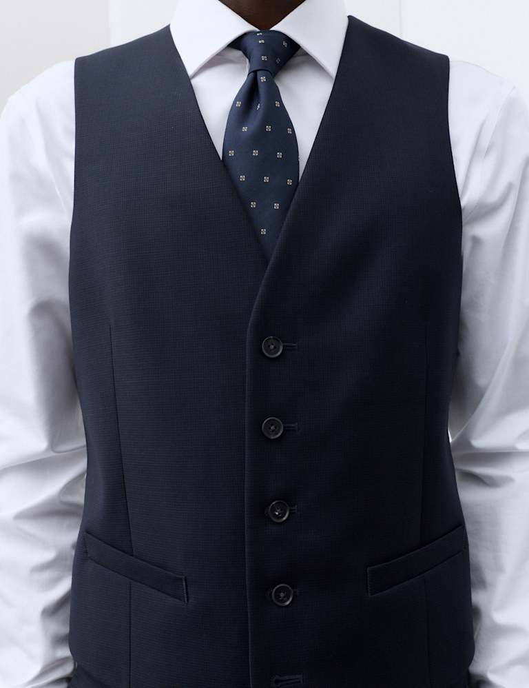 3 Piece Tailored Fit Pure Merino Wool Suit 9 of 9