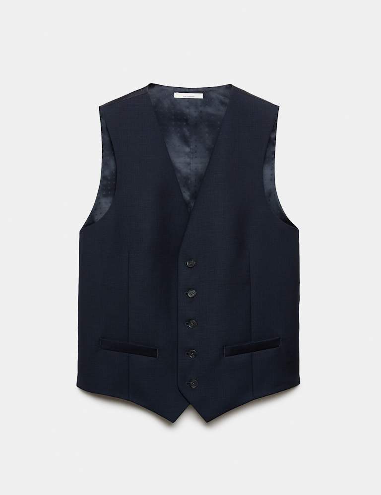 3 Piece Tailored Fit Pure Merino Wool Suit 4 of 9