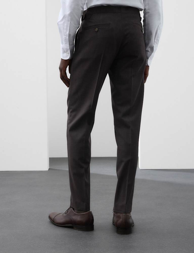 2 Piece Tailored Fit Wool Blend Suit 5 of 6