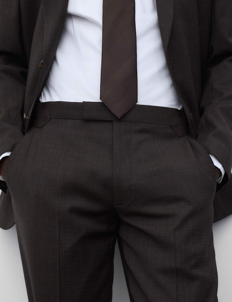 2 Piece Tailored Fit Wool Blend Suit 5 of 6