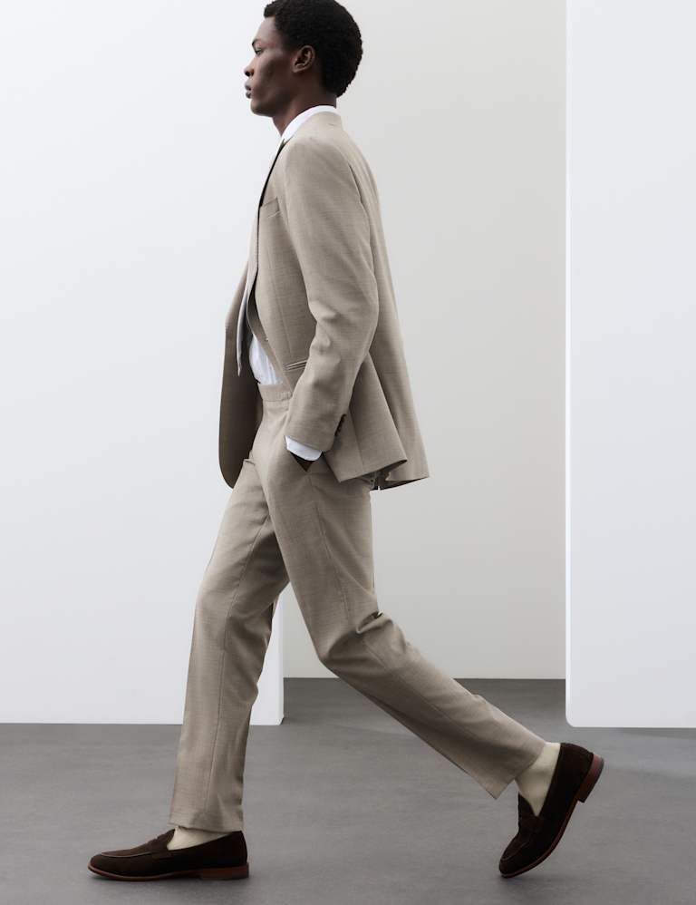 2 Piece Tailored Fit Wool Blend Suit 6 of 6