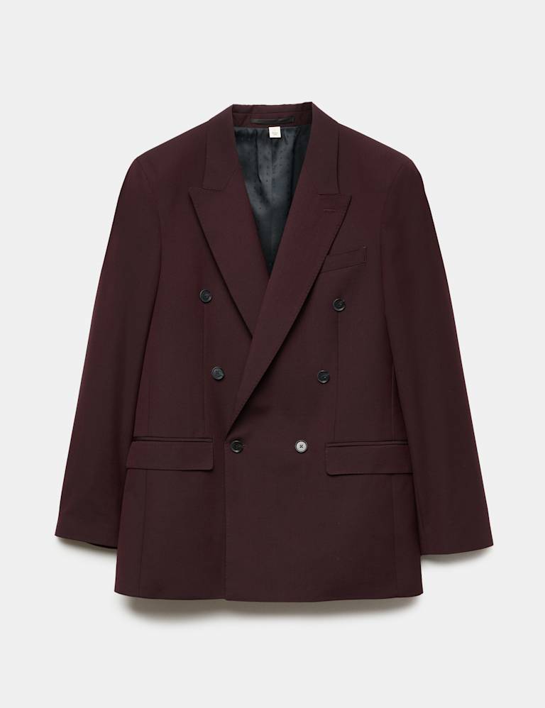 2 Piece Merino Wool Rich Double Breasted Suit 2 of 6