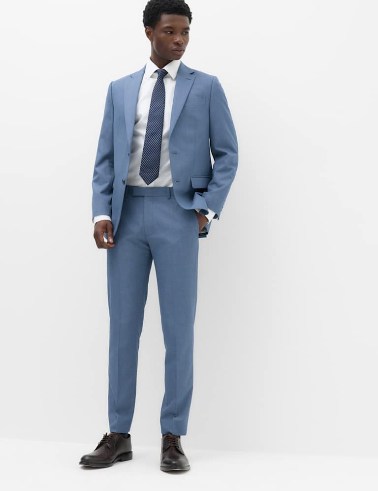 2 Piece Tailored Fit Textured Suit 6 of 6