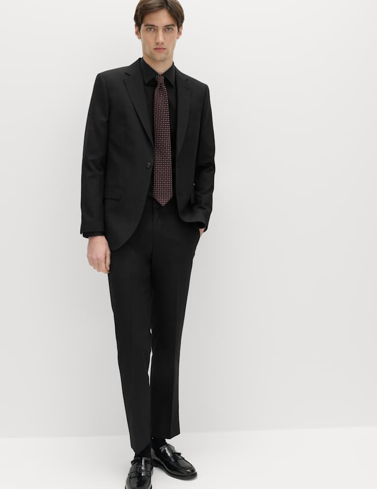 3 Piece Regular Fit Machine Washable Suit 7 of 9