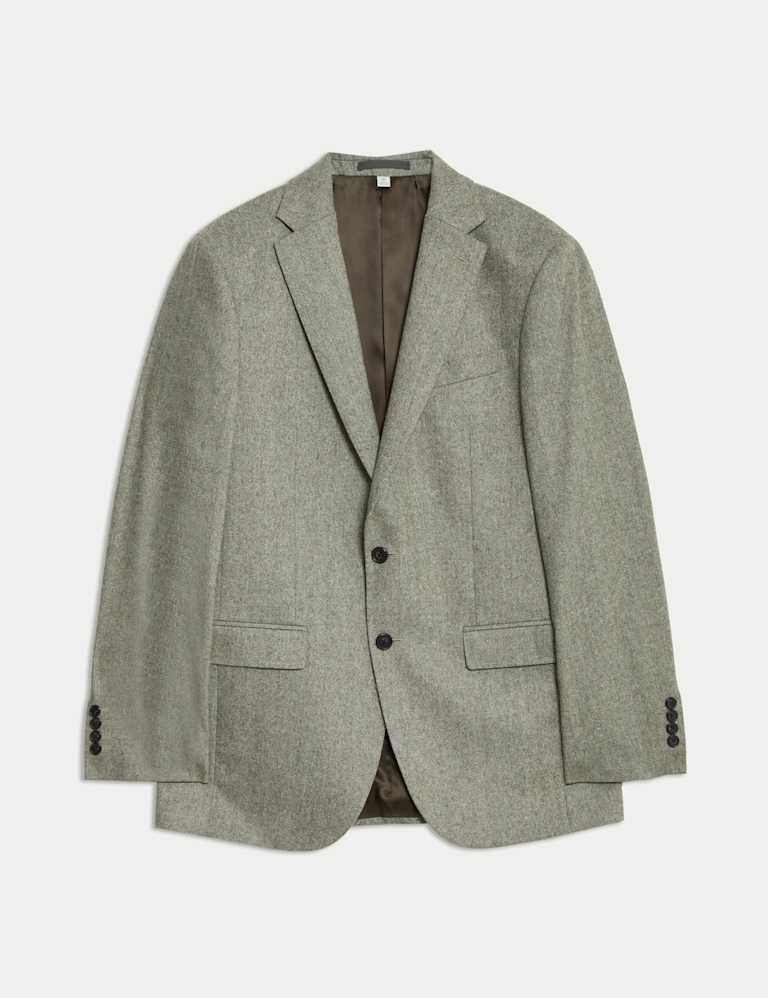 Tailored Fit Wool Rich Tweed Suit 2 of 6