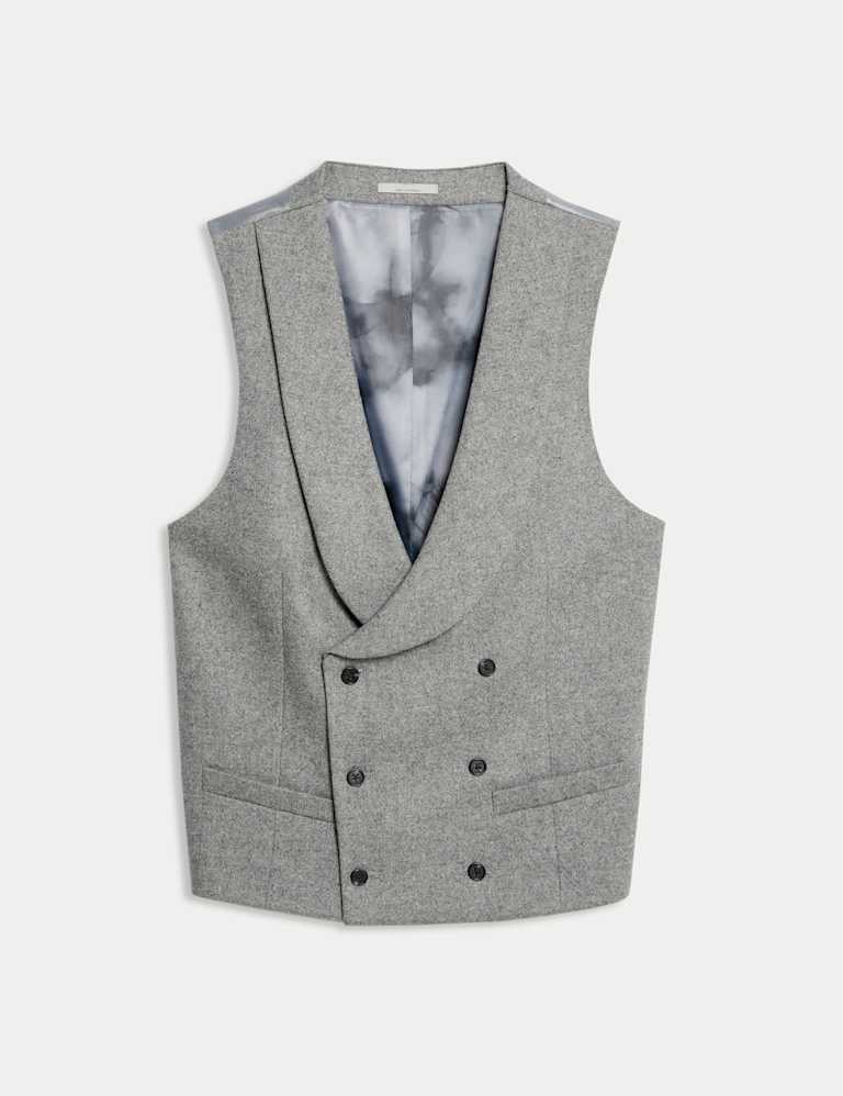 3 Piece Tailored Fit Wool Rich Tweed Suit 2 of 9