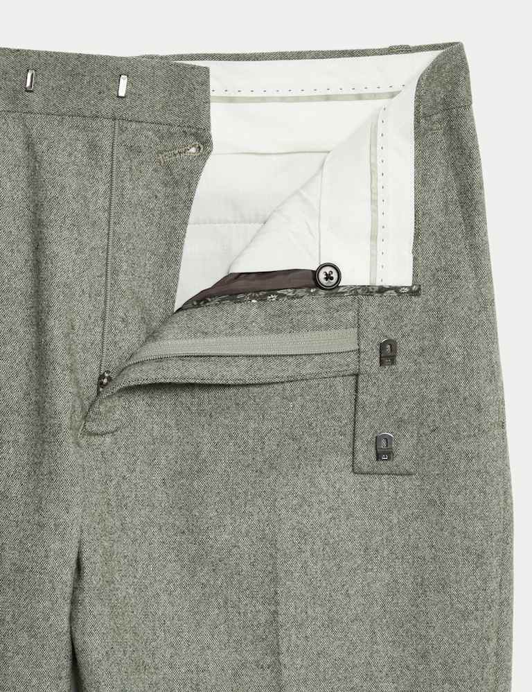 Tailored Fit Wool Rich Tweed Suit 6 of 6