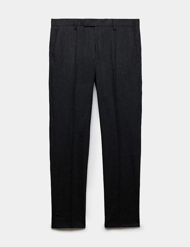 2 Piece Regular Fit Wool Rich Tweed Double Breasted Suit 3 of 6