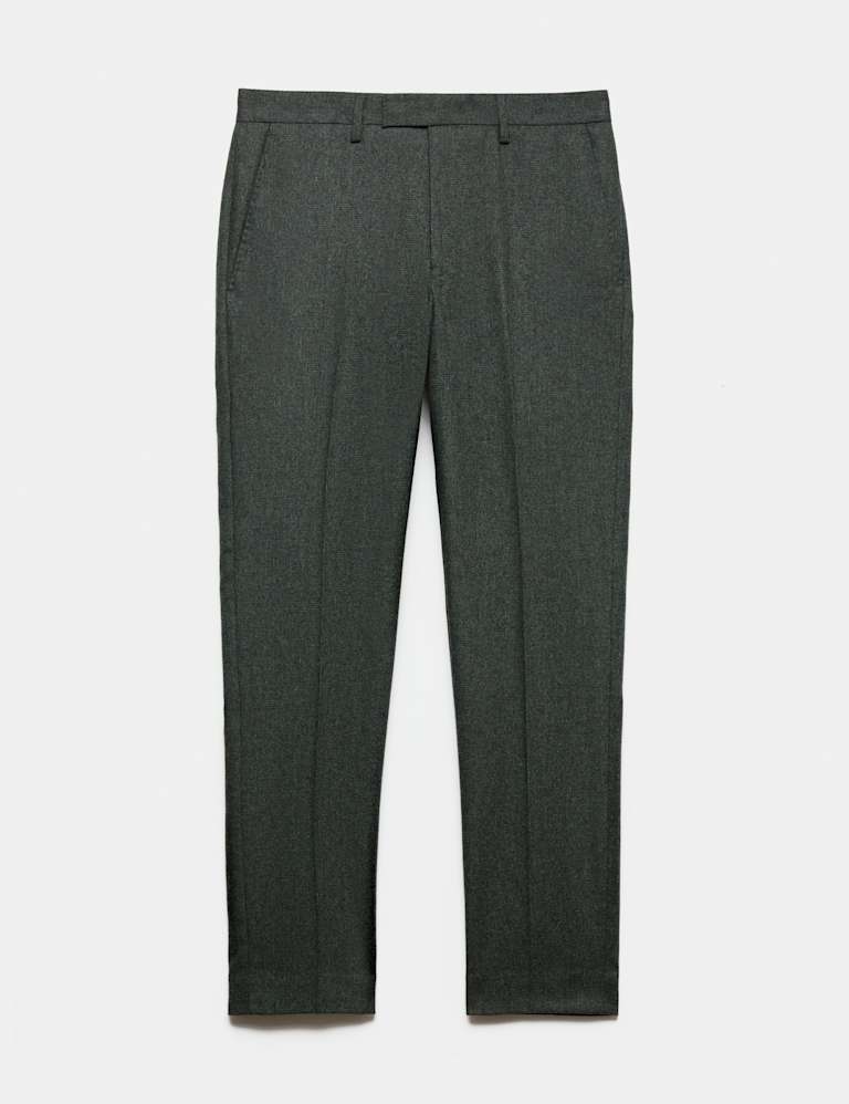 2 Piece Tailored Fit Micro Check Tweed Suit 3 of 6