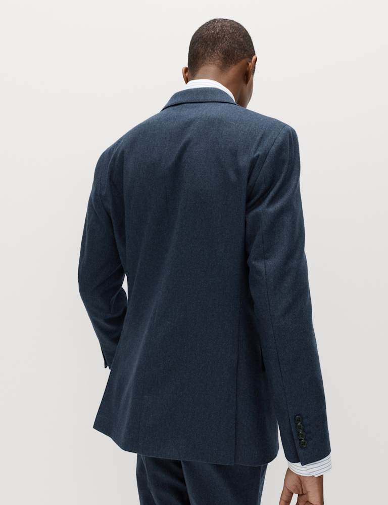 2 Piece Tailored Fit Italian Wool Rich Tweed Suit 5 of 6