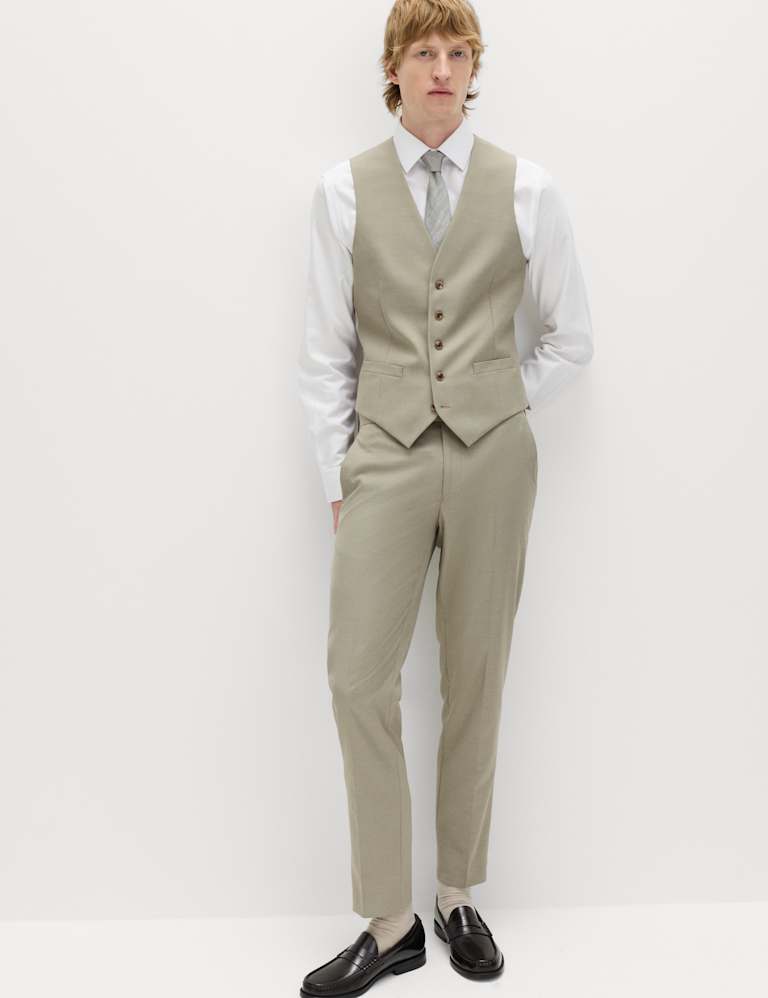 3 Piece Slim Fit Stretch Suit 7 of 9