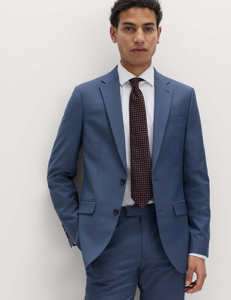 3 Piece Slim Fit Stretch Suit 8 of 8