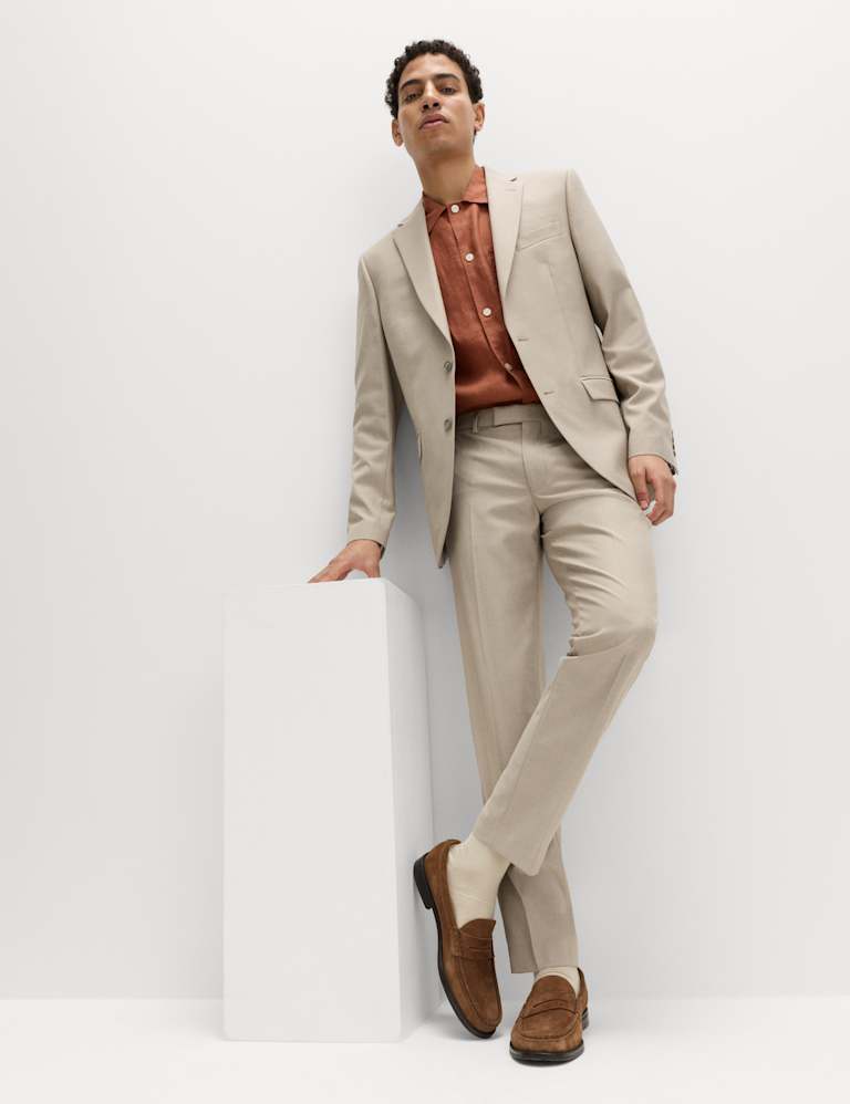 3 Piece Slim Fit Stretch Ultimate Suit 1 of 9