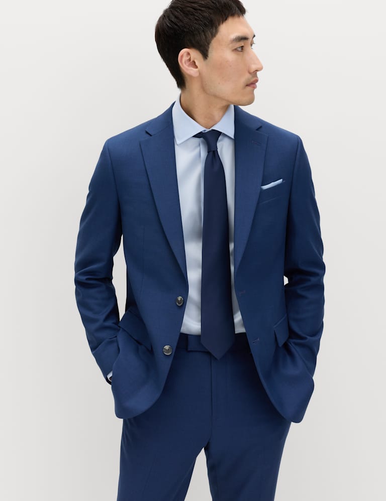 3 Piece Slim Fit Stretch Suit 1 of 9