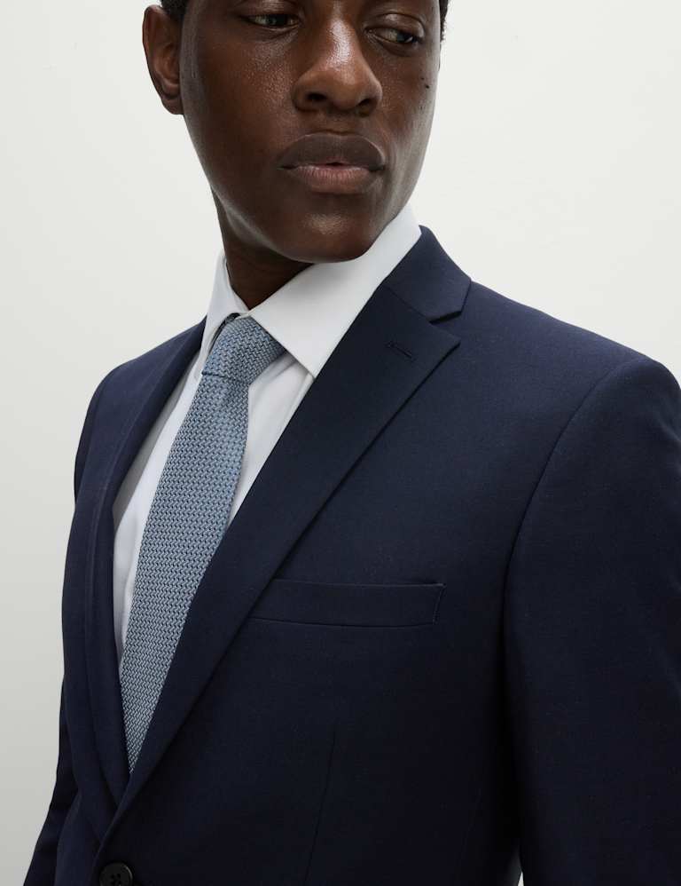 3 Piece Skinny Fit Stretch Suit 1 of 9