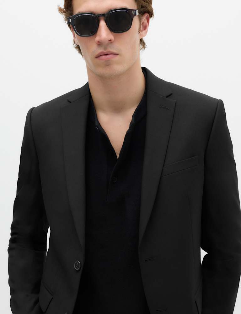 3 Piece Skinny Fit Stretch Suit 5 of 9