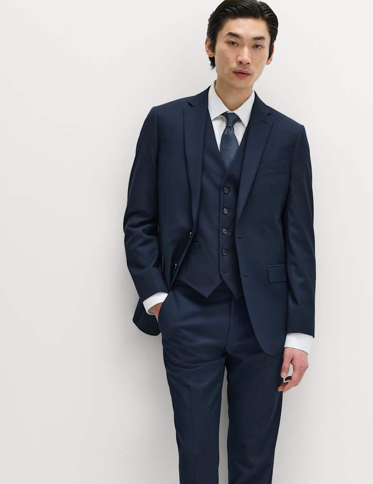 3 Piece Tailored Fit Stretch Suit 1 of 9
