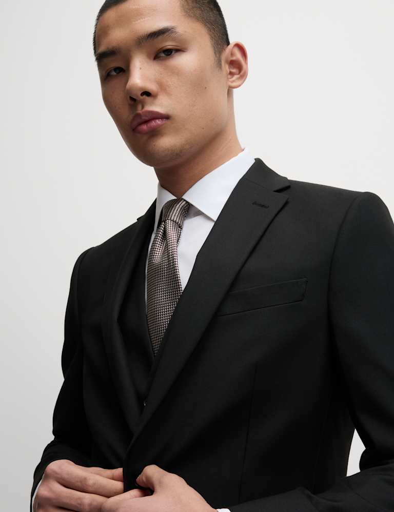 3 Piece Tailored Fit Stretch Suit 1 of 6