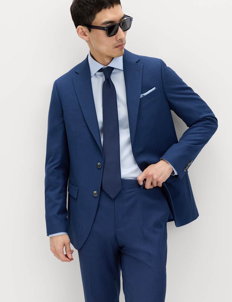 3 Piece Slim Fit Stretch Suit 8 of 9