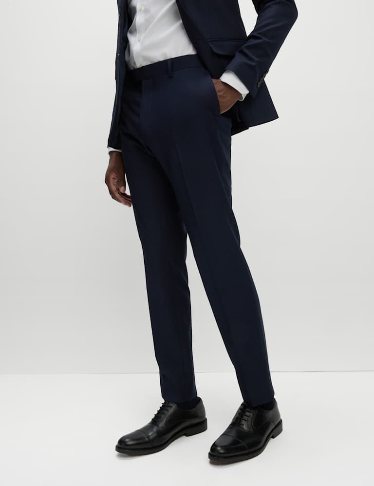 3 Piece Skinny Fit Stretch Suit 7 of 9