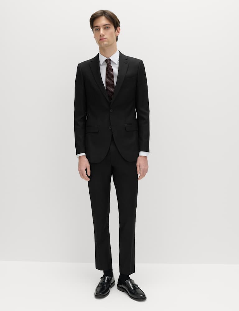 3 Piece Skinny Fit Stretch Suit 5 of 6