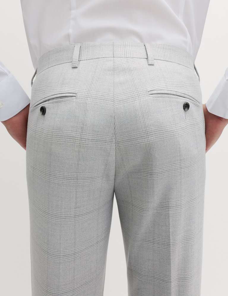 2 Piece Slim Fit Check Double Breasted Suit 4 of 6