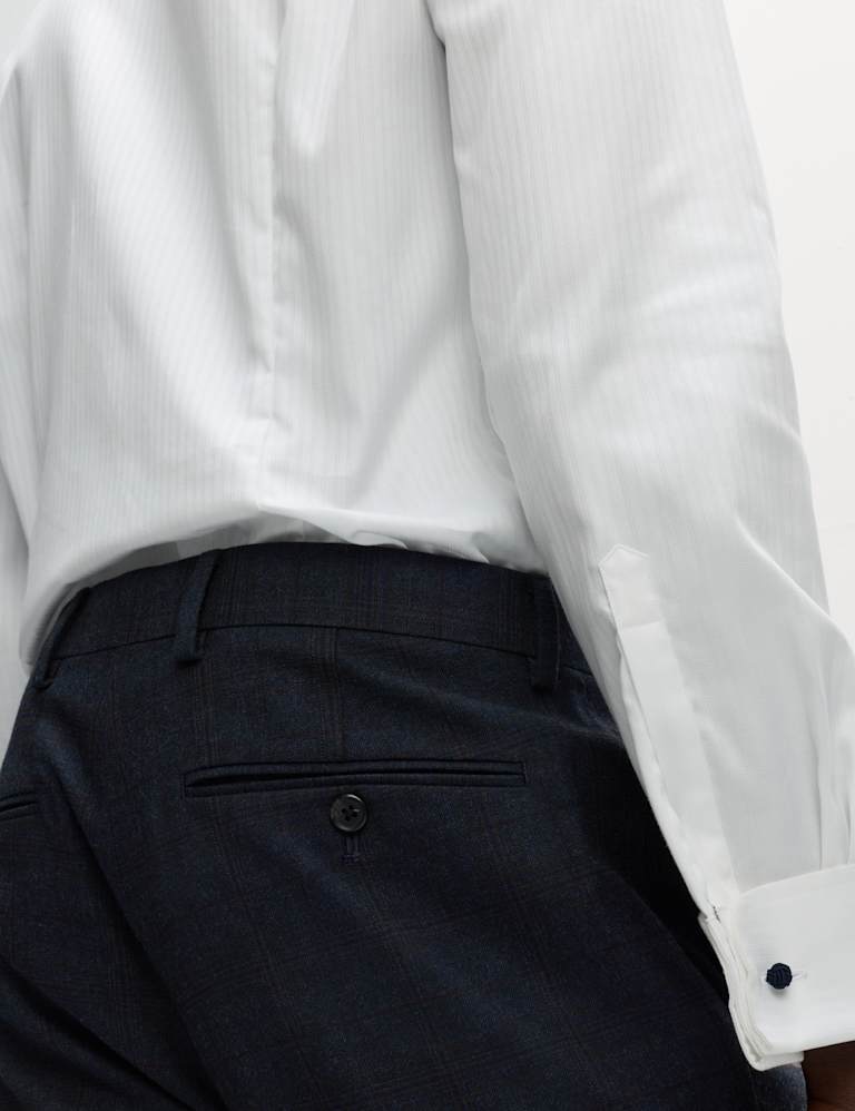 2 Piece Skinny Fit Check Suit 4 of 5