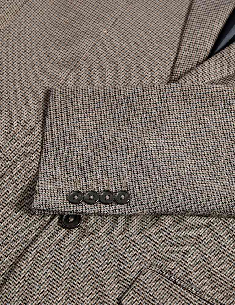 2 Piece Regular Fit Puppytooth Suit 4 of 6