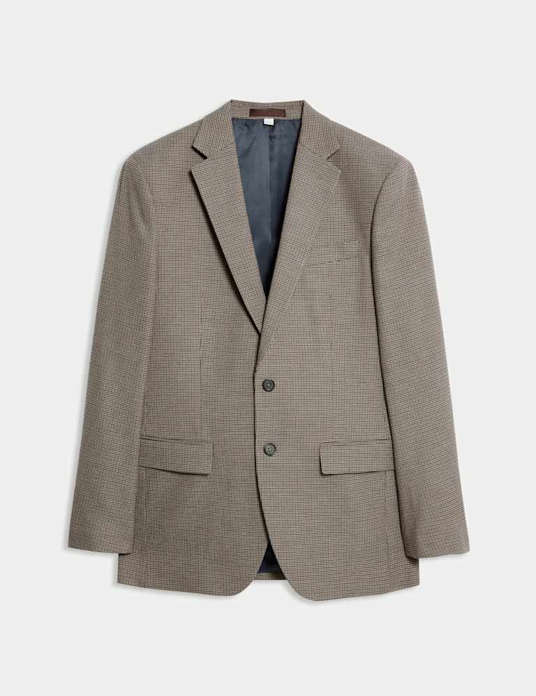 2 Piece Regular Fit Puppytooth Suit 2 of 6