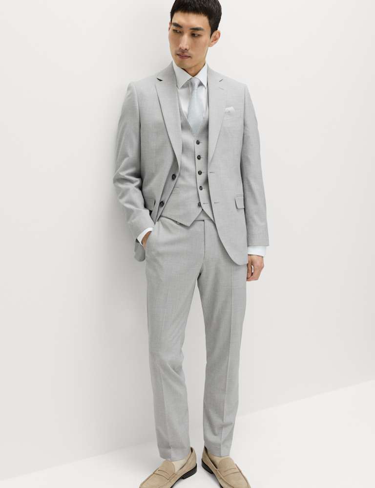 3 Piece Tailored Fit Stretch Suit 9 of 9