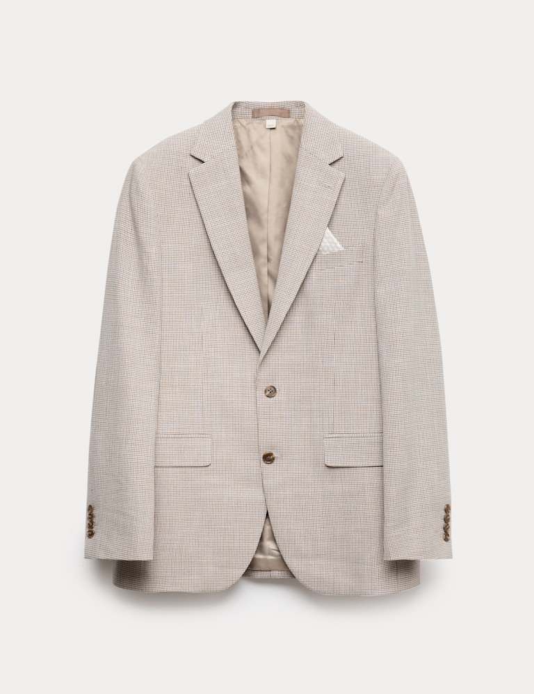 2 Piece Tailored Fit Grid Check Suit 2 of 6