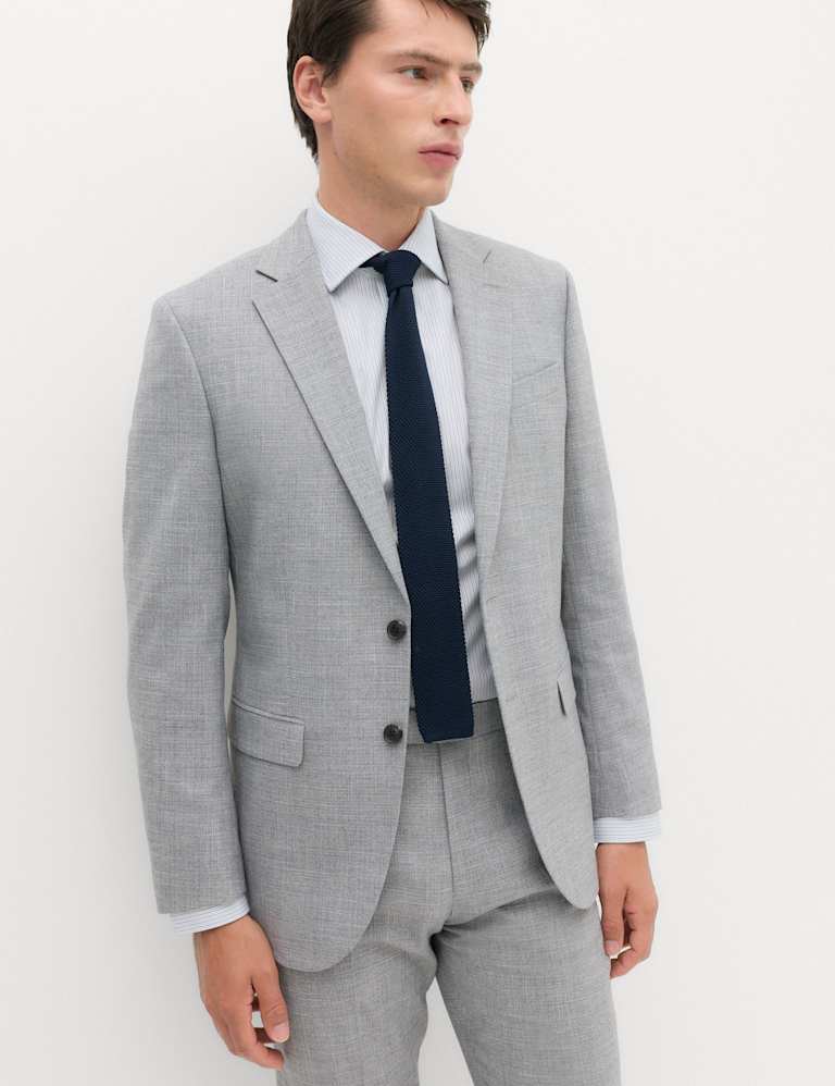 2 Piece Regular Fit Textured Suit 1 of 6