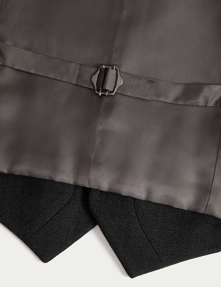 Slim Fit Pure Wool Textured Suit 3 of 6