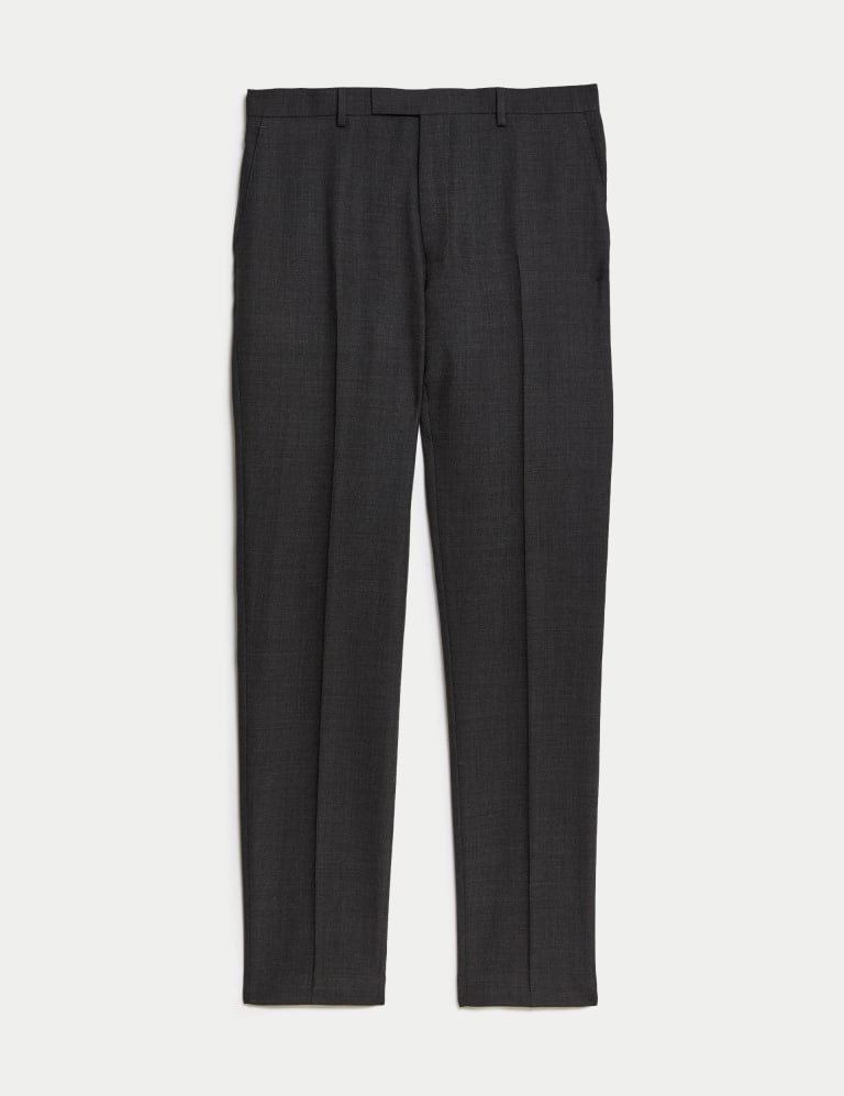 Slim Fit Pure Wool Textured Suit 2 of 6