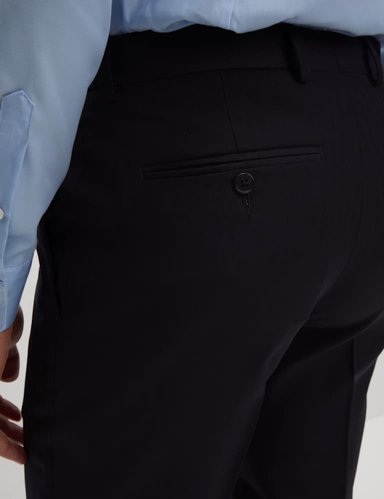 Slim Fit Pure Wool Herringbone Suit 3 of 6