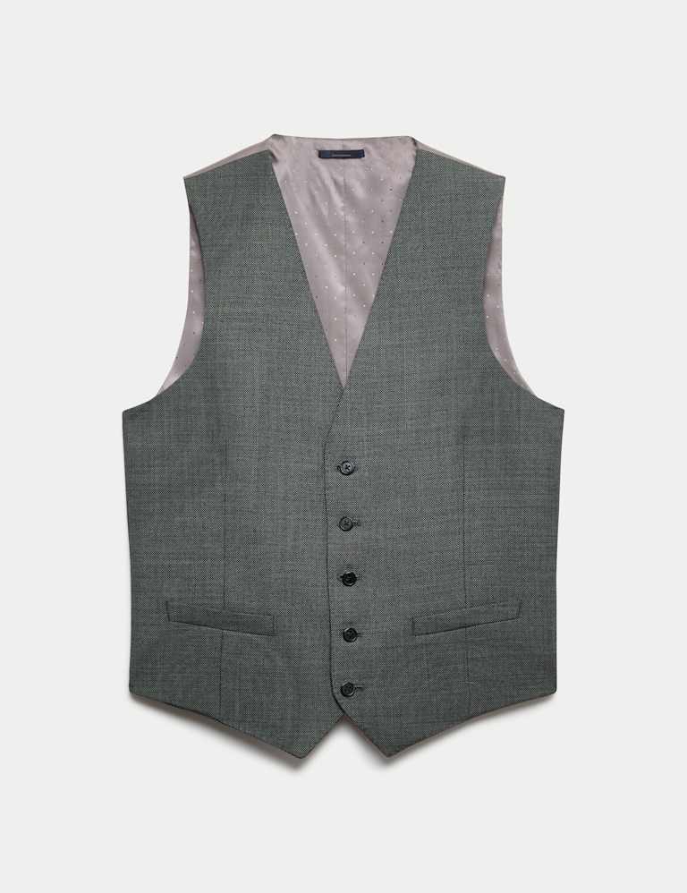 3 Piece Slim Fit Pure Wool Suit 4 of 9
