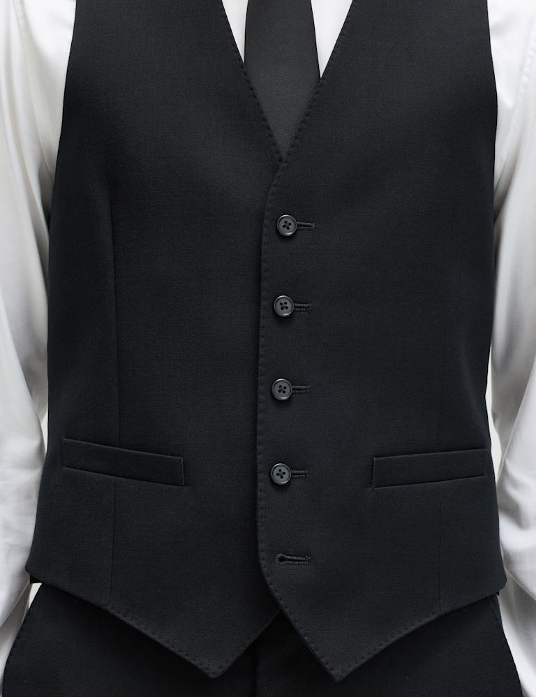 3 Piece Slim Fit Pure Wool Suit 7 of 9