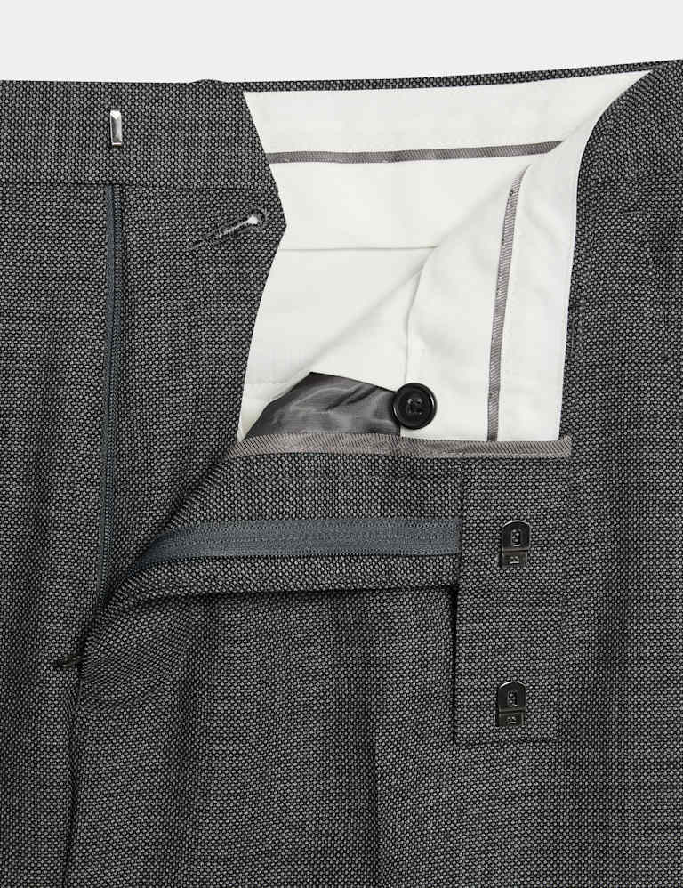 3 Piece Slim Fit Pure Wool Suit 6 of 9