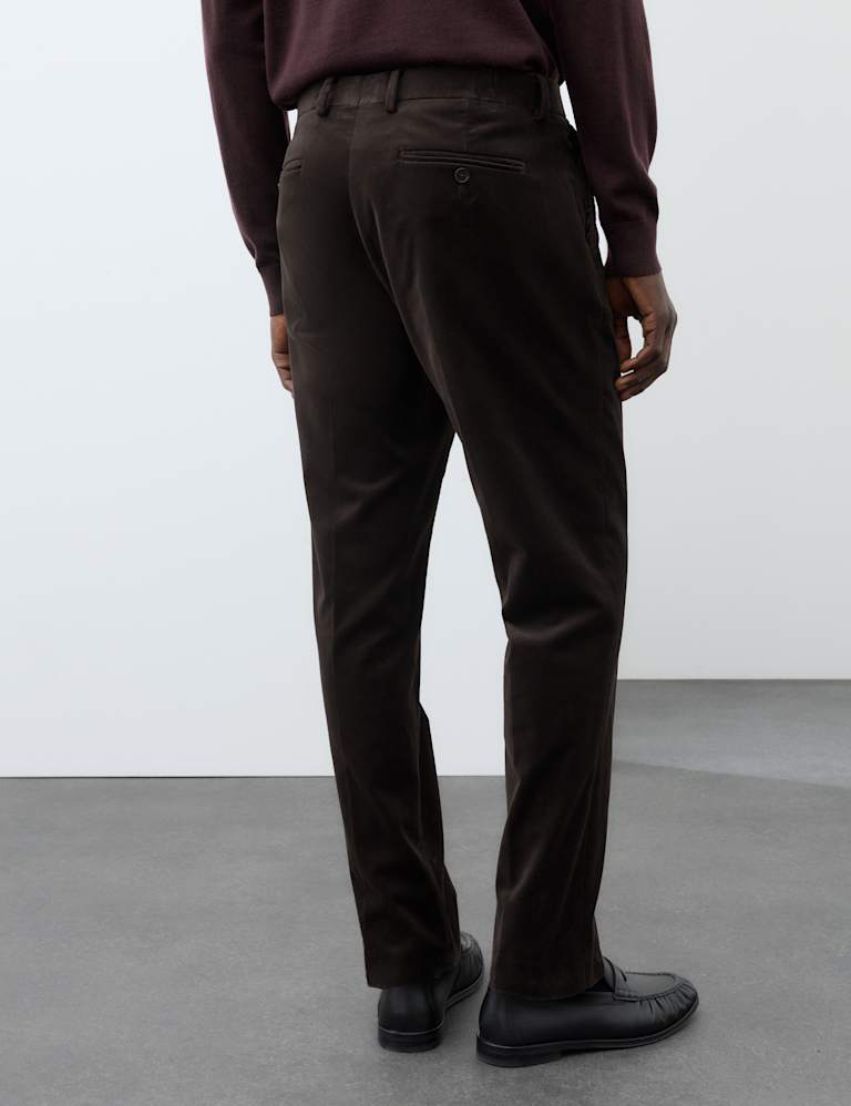 2 Piece Cotton Rich Velvet Stretch Suit 5 of 6