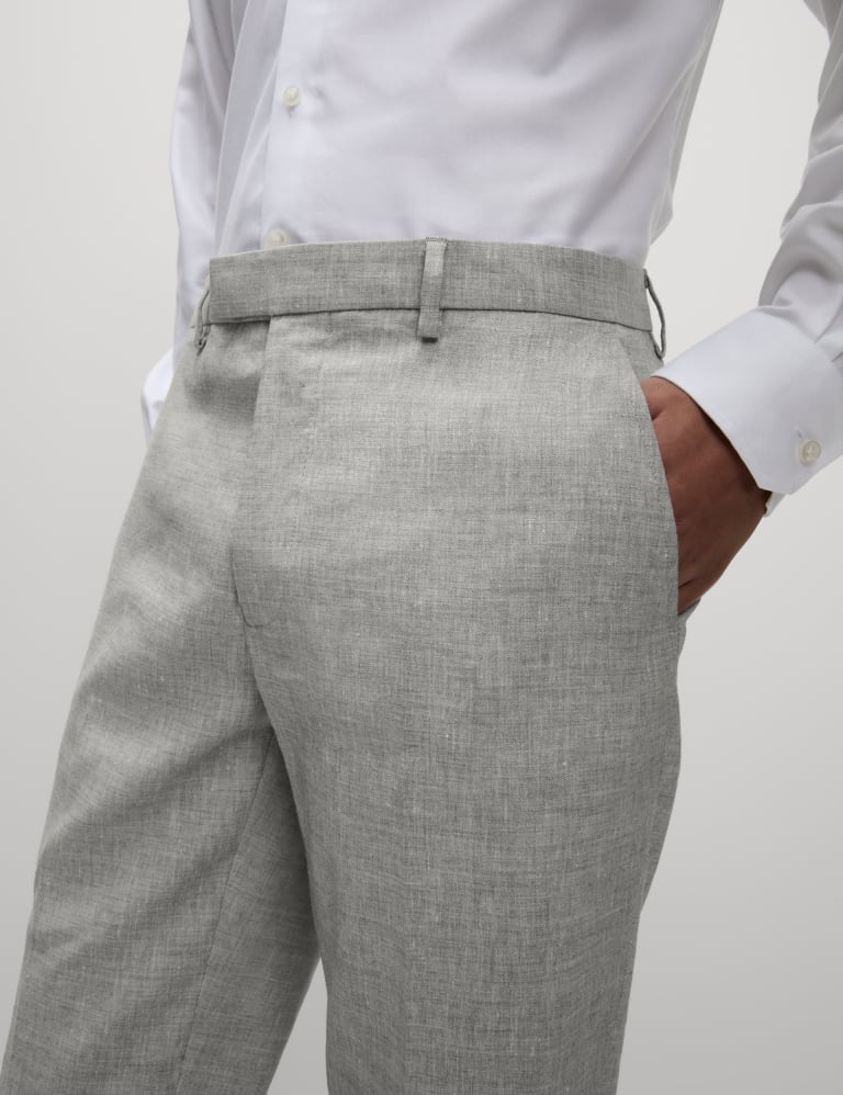 Tailored Fit Italian Linen Miracle™ Suit 5 of 6