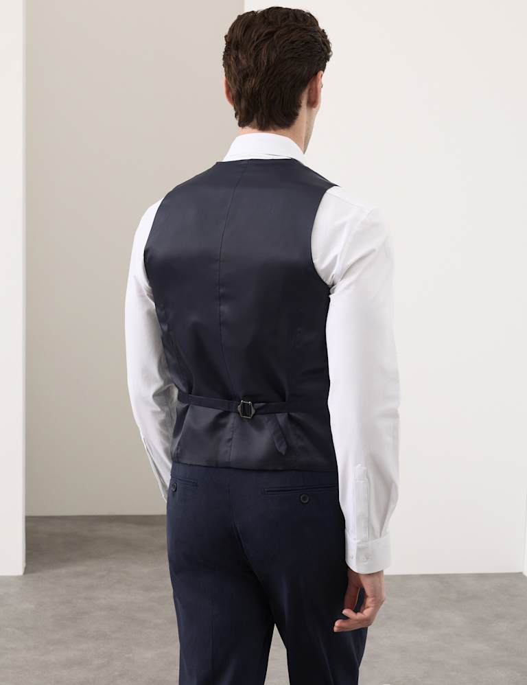 3 Piece Tailored Fit Italian Performance Linen Blend Suit 9 of 9